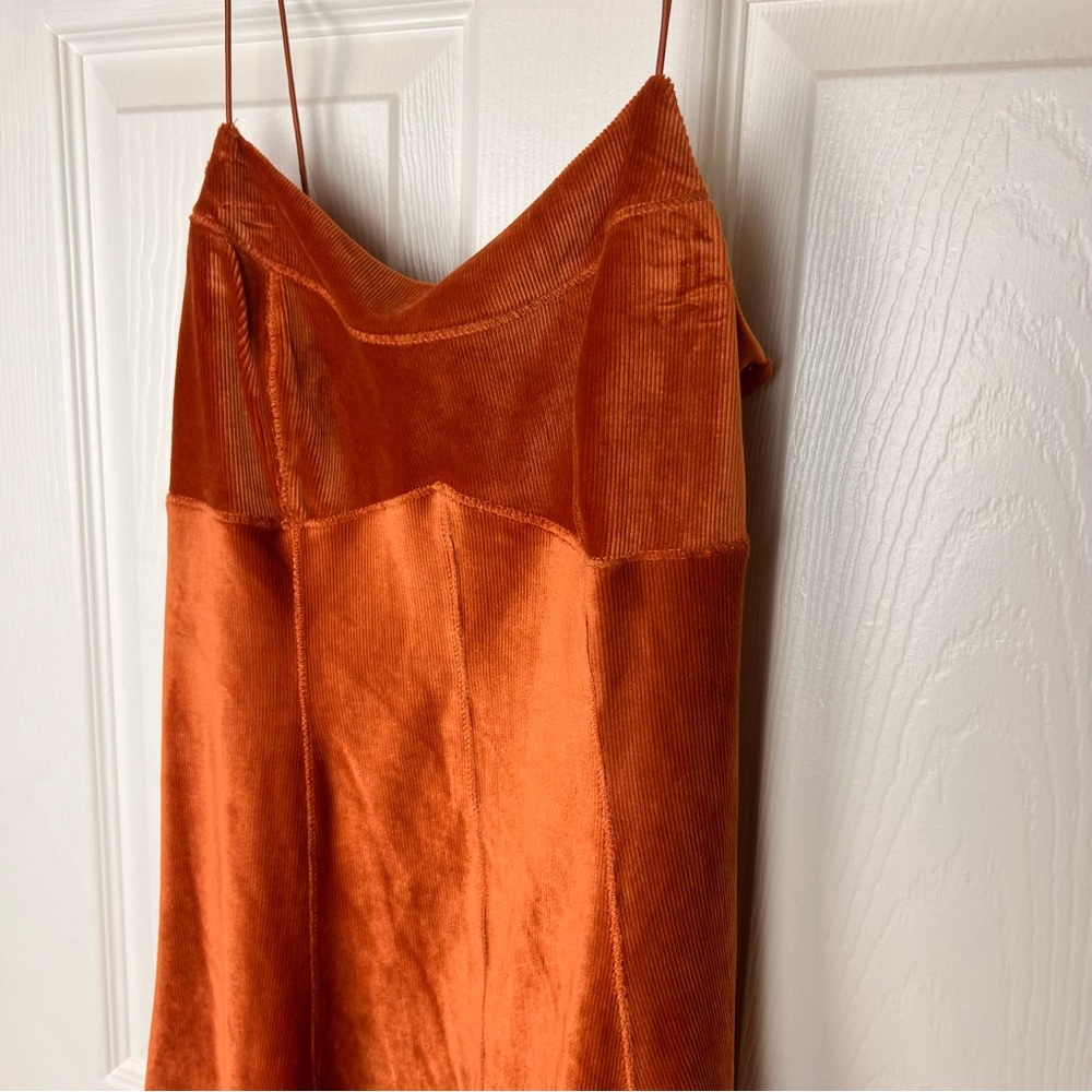 Burnt Orange Mini Dress - Picture 4 of 10